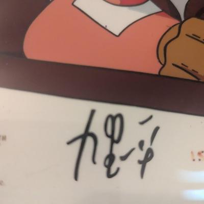 Hand Painted Cel Signed In Japanese By Ippei Kuri Numbered Speed Racer 15 1/2" x 19 1.2"