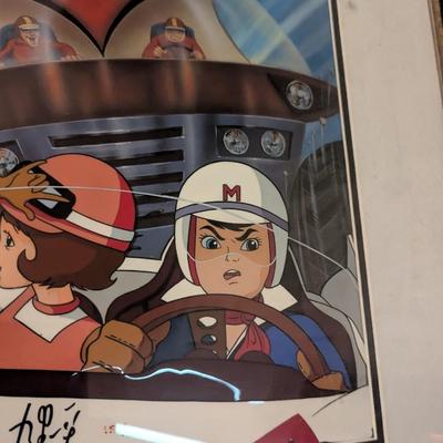 Hand Painted Cel Signed In Japanese By Ippei Kuri Numbered Speed Racer 15 1/2" x 19 1.2"