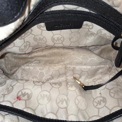 Authentic Michael Kors Hamilton Large Satchel - Black Pebbled Leather