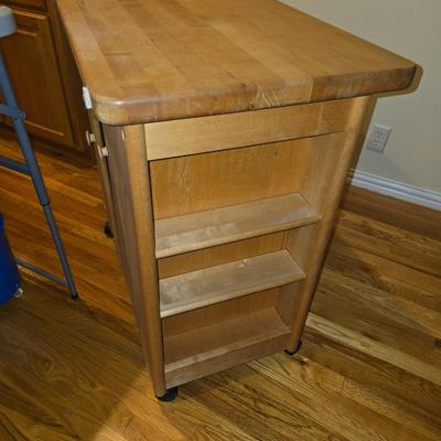 Butcher block island