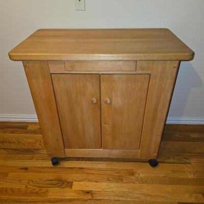 Butcher block island