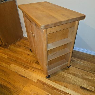 Butcher block island