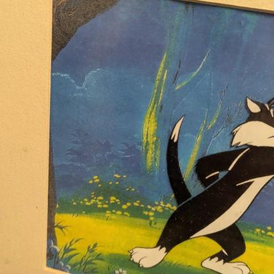 Warner Bros. Studios Sylvester Animation Art 16 3/4" x 14"