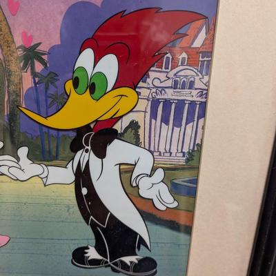 Woody & Winnie Woodpecker LE Seri Cel "Lovebirds" Approx 21" x 17"