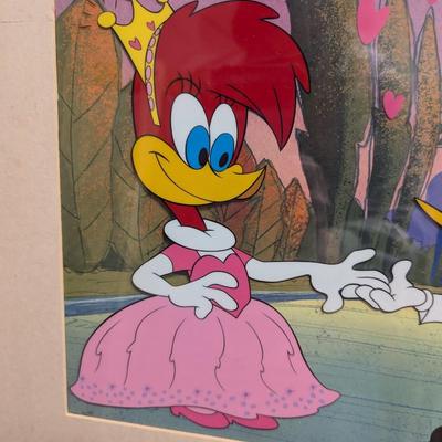 Woody & Winnie Woodpecker LE Seri Cel "Lovebirds" Approx 21" x 17"
