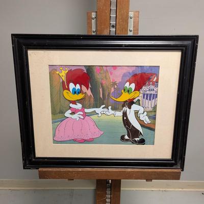 Woody & Winnie Woodpecker LE Seri Cel "Lovebirds" Approx 21" x 17"