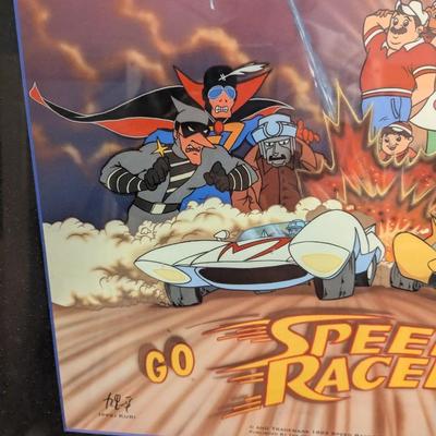 Rare Go Speed Racer Go Signed By Ippei Kuri & Numbered 888/3000 26" x 3"