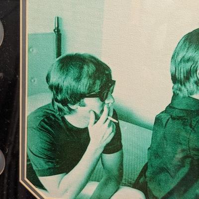 Rare The Beatles In Las Vegas Visit w/ Chips From Vintage Casinos 32" x 28"