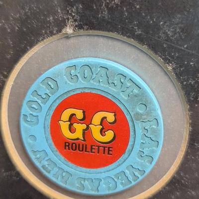 Rare The Beatles In Las Vegas Visit w/ Chips From Vintage Casinos 32" x 28"