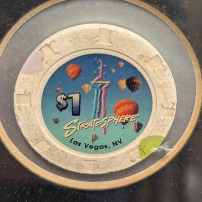 Rare The Beatles In Las Vegas Visit w/ Chips From Vintage Casinos 32" x 28"