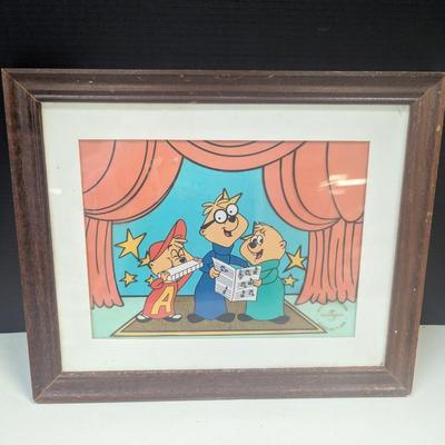 Alvin & The Chipmunks Super-cel Universal Studios 2000 Approx 11/4" x 9 1/4"