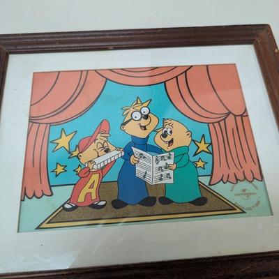 Alvin & The Chipmunks Super-cel Universal Studios 2000 Approx 11/4" x 9 1/4"