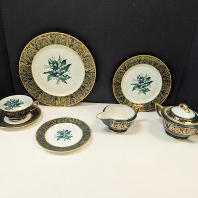 6 Piece Place Setting Candlelight Dinner Set By Vogue Fine China