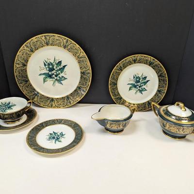 6 Piece Place Setting Candlelight Dinner Set By Vogue Fine China