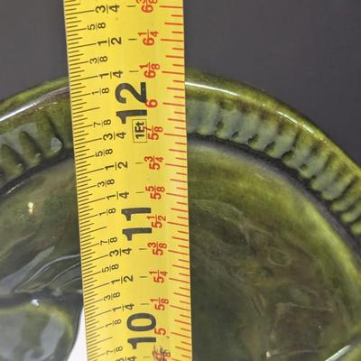 Brilliant Green Glazed Ceramic Trojan Horse Equestrian