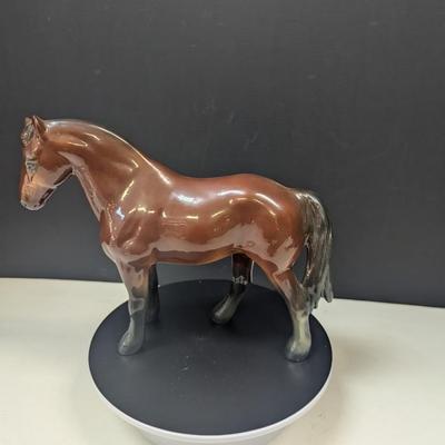 Vintage West Germany Goebel Brown Porcelain Horse