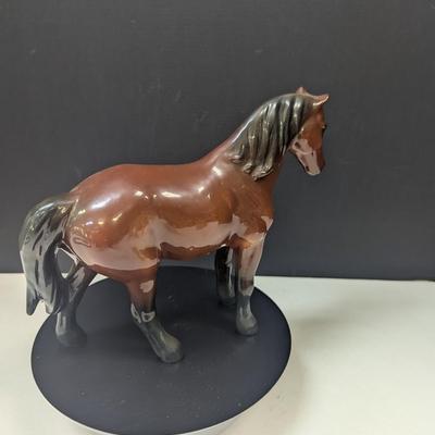 Vintage West Germany Goebel Brown Porcelain Horse