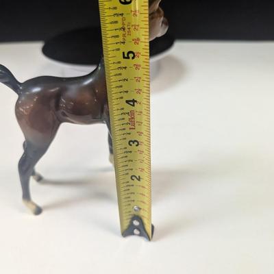 Vintage West Germany Goebel Brown Porcelain Horse