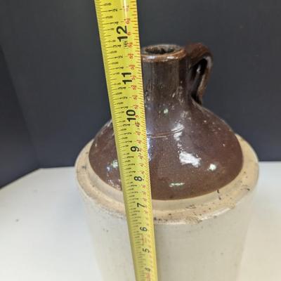 Antique Salt Glazed Brown Pottery Jug #2