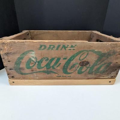 Vintage Coca-Cola Wooden Box