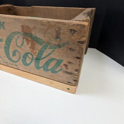 Vintage Coca-Cola Wooden Box