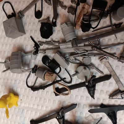 COWBOYS, INDIANS, HORSES, ANIMALS AND CAMP GEAR