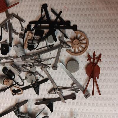 COWBOYS, INDIANS, HORSES, ANIMALS AND CAMP GEAR