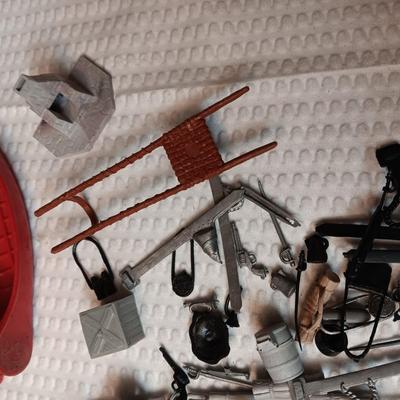 COWBOYS, INDIANS, HORSES, ANIMALS AND CAMP GEAR