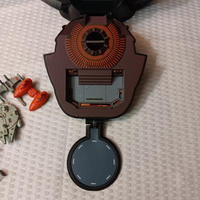 1996 GALOOB STAR WARS MICRO MACHINES BOBA FETT HEAD AND DARTH VADER PLAYSET