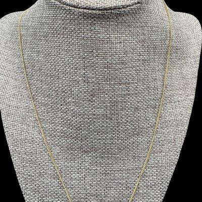 Sale Photo Thumbnail #31: [4.00g] This is a curb link chain. Measurement: 20”L. [GD]