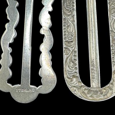 Sale Photo Thumbnail #45: [42.71g] Includes a whiskey tag, a nephrite and amethyst cabochon necklace, and three Victorian-Era ladies’ scarf/belt accessories. Total of five pieces. [VY]