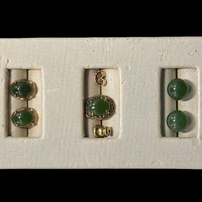 Sale Photo Thumbnail #85: [3.77g] Includes two pairs of earrings, and one single earring. These test 8-9K with the Niton XRF precious metals analyzer. They are believed to be made in China for the British market, and are possibly custom made. [GD]