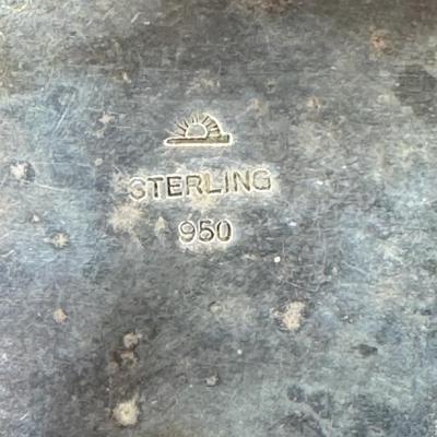 Sale Photo Thumbnail #119: [136g] Includes napkin rings, a Siam bracelet, a tea basket, and a Japanese Meiji salt service. Total of five pieces. Silver content confirmed using Niton XRF precious metals analyzer. [KD]