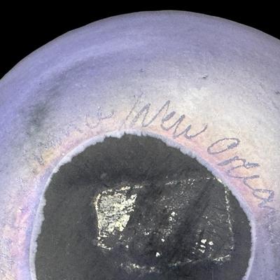 Sale Photo Thumbnail #128: Includes James Wilbert, Nuan, and more. Total of four pieces. Measurement of largest: 3.5” Diameter. Pre-auction estimate: $100-$150. [MA]