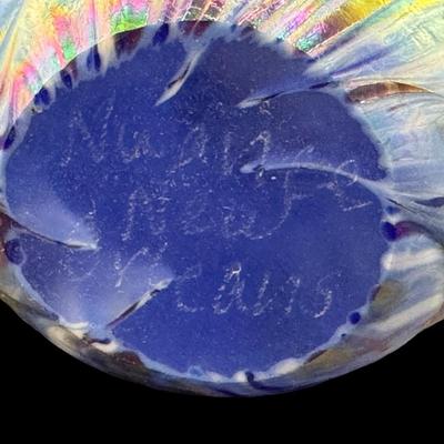 Sale Photo Thumbnail #127: Includes James Wilbert, Nuan, and more. Total of four pieces. Measurement of largest: 3.5” Diameter. Pre-auction estimate: $100-$150. [MA]