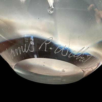 Sale Photo Thumbnail #126: Includes James Wilbert, Nuan, and more. Total of four pieces. Measurement of largest: 3.5” Diameter. Pre-auction estimate: $100-$150. [MA]