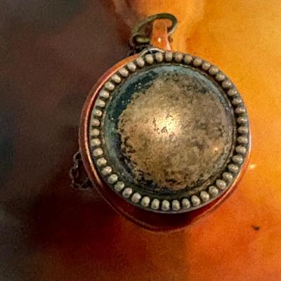 American Belleek Jug with Sterling Stopper (LR-SF)