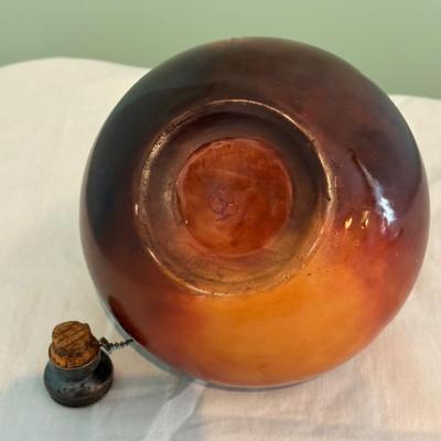 American Belleek Jug with Sterling Stopper (LR-SF)