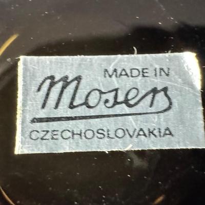 Sale Photo Thumbnail #178: Total of six smoky colored glasses. Made in Czechoslovakia. No obvious chips or cracks. Measurement: 6”H (each). Pre-auction estimate: $200-$300. [RE]