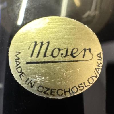 Sale Photo Thumbnail #181: Total of five smoke colored glasses. Made in Czechoslovakia. No obvious chips or cracks. Measurement: 5 1/8”H (each). Pre-auction estimate: $200-$300. [RE]