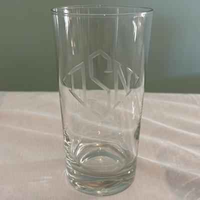 Monogrammed Pitcher & Highball Glasses (K-SF)