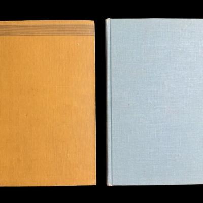 Sale Photo Thumbnail #244: Two books. These have publication dates of 1942 and 1955. Each book contains standards and regulations pertinent to commissioned officers in the Army and Air Force. There is age related wear, but no missing pages and no writing on the pages. Pre-auction e