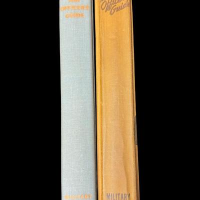 Sale Photo Thumbnail #245: Two books. These have publication dates of 1942 and 1955. Each book contains standards and regulations pertinent to commissioned officers in the Army and Air Force. There is age related wear, but no missing pages and no writing on the pages. Pre-auction e