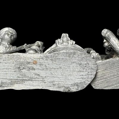 Sale Photo Thumbnail #264: NOS. Includes Rosie, Jon, Justin, Kathy, Mary Jo, and more. Total of seven pieces. There is storage related wear, with possible light patina. Measurement of tallest: 4.5”H. [SR]