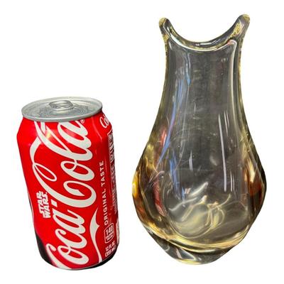 Sale Photo Thumbnail #283: Believed to be from Zelezny Brod Glassworks in the 1960s. No obvious chips or cracks. Measurement; 7”H. Pre-auction estimate: $75-$150. [RE]