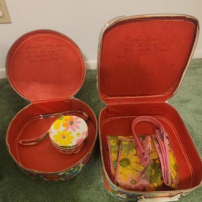 Vintage Travel Floral Luggage