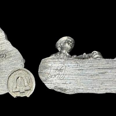 Sale Photo Thumbnail #308: NOS. Includes Jon, Ambrose, Peggy, Gary, Myra, show Rabbit “Lynn,” and Sandy. Total of seven pieces. There is storage related wear with some patina. Measurement of tallest: 6.5”H. [SR]