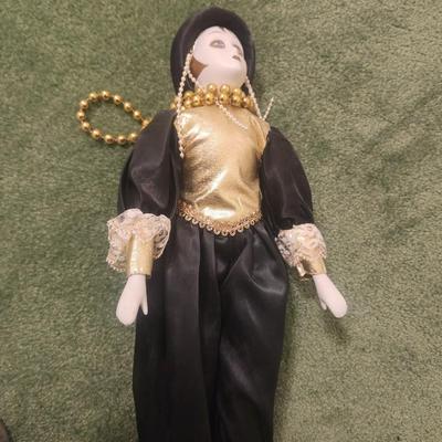 Porcelain Jester doll