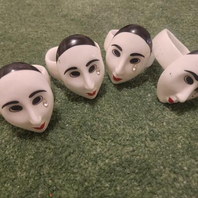 Vintage Audrey Bone China Napkin rings