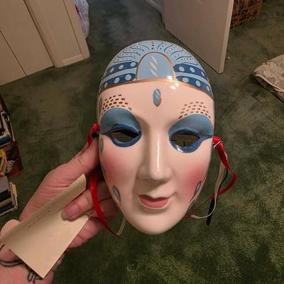 Vintage Porcelain mask